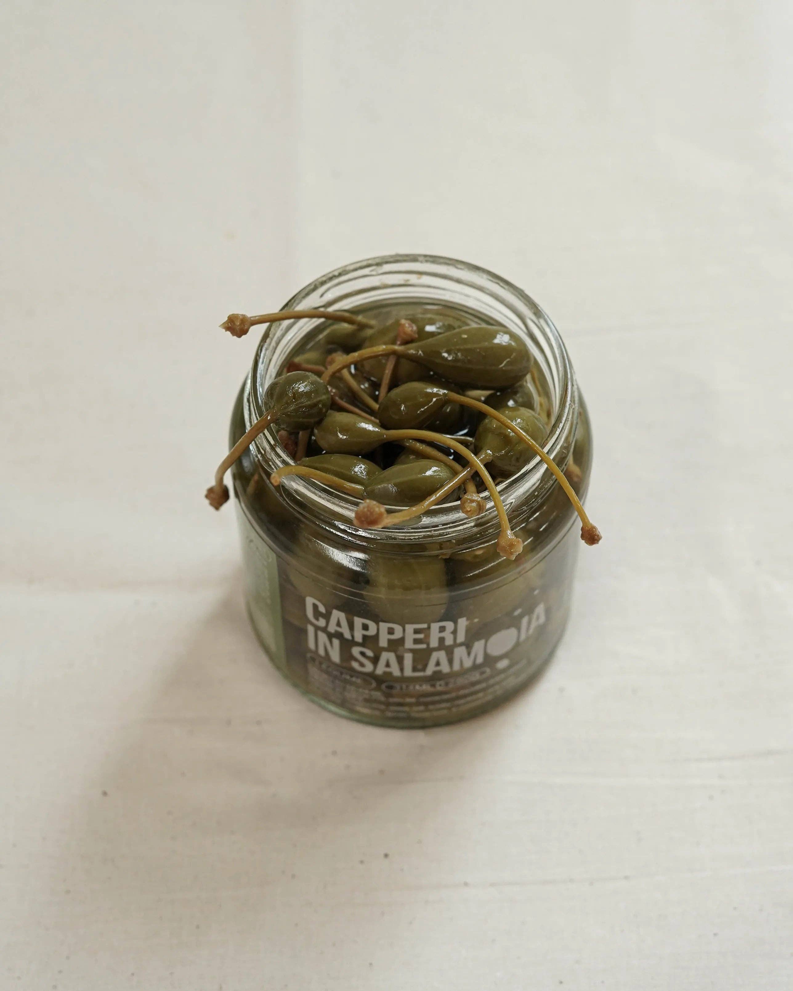 OLIO DI SERRA - Wholesale Olives - Capers in brine with stem - Capperi in salamoia (280g)3