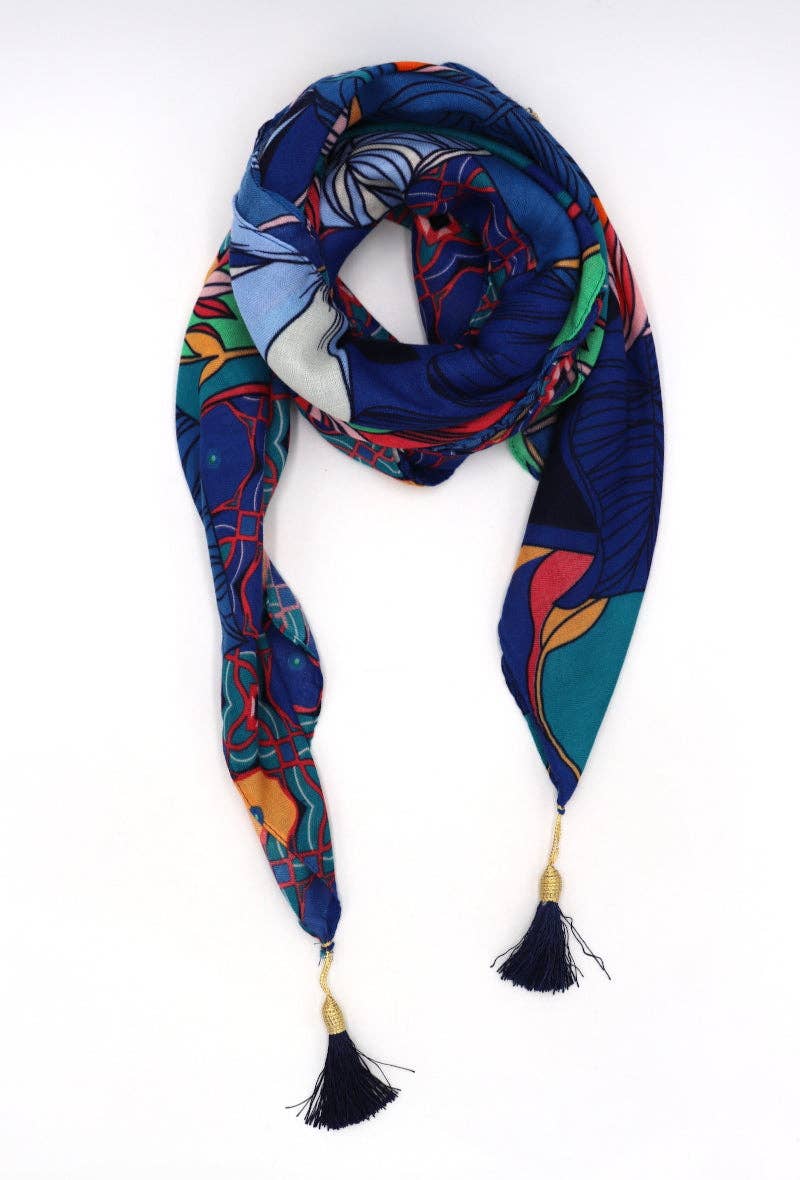 LIL' MOON - Wholesale Scarf - Women's - Square #LM2023 -730
