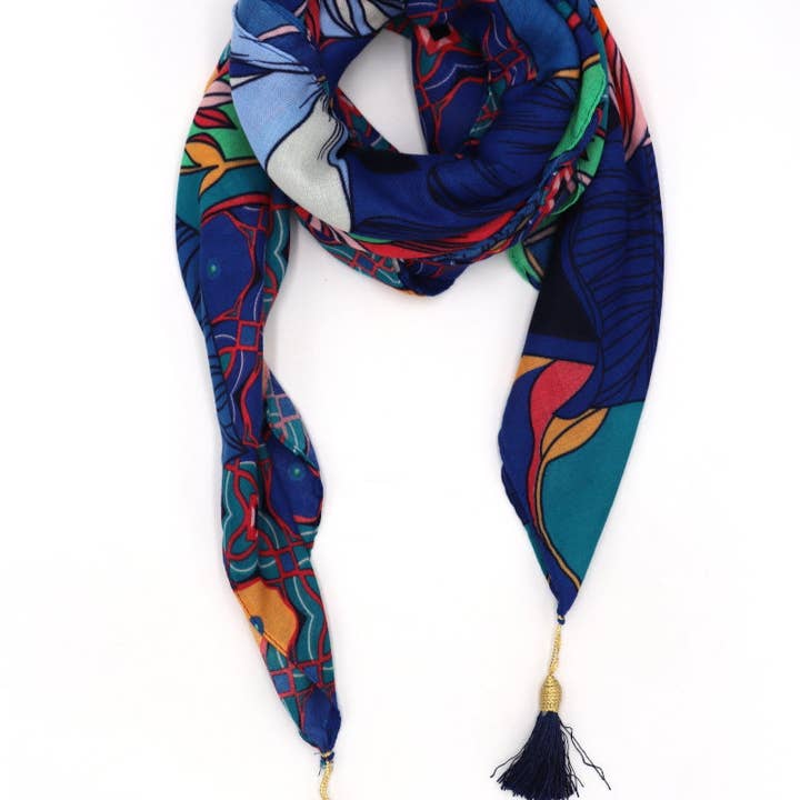 LIL' MOON - Wholesale Scarf - Women's - Square #LM2023 -73