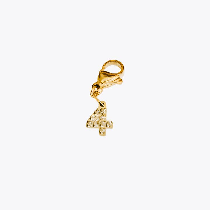 Pretty Simple - Wholesale Individual Charm/Pendant - Number Charm Bar Chanelle Charms - WATERPROOF