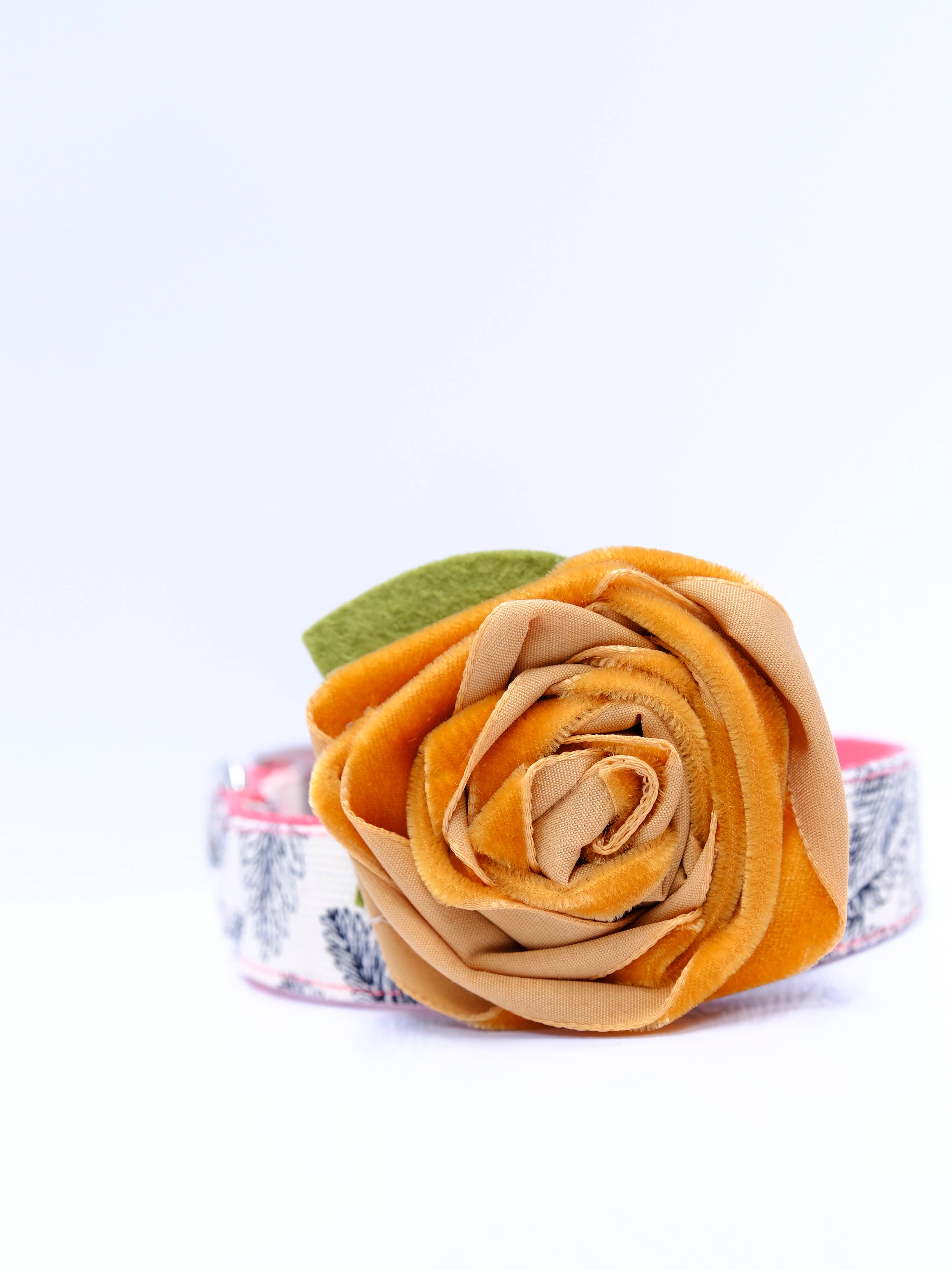 Mimi Green - Wholesale Pet Collar - Dog - Velvet Rose Dog Collar Flower Accessory – 32 Colors!5