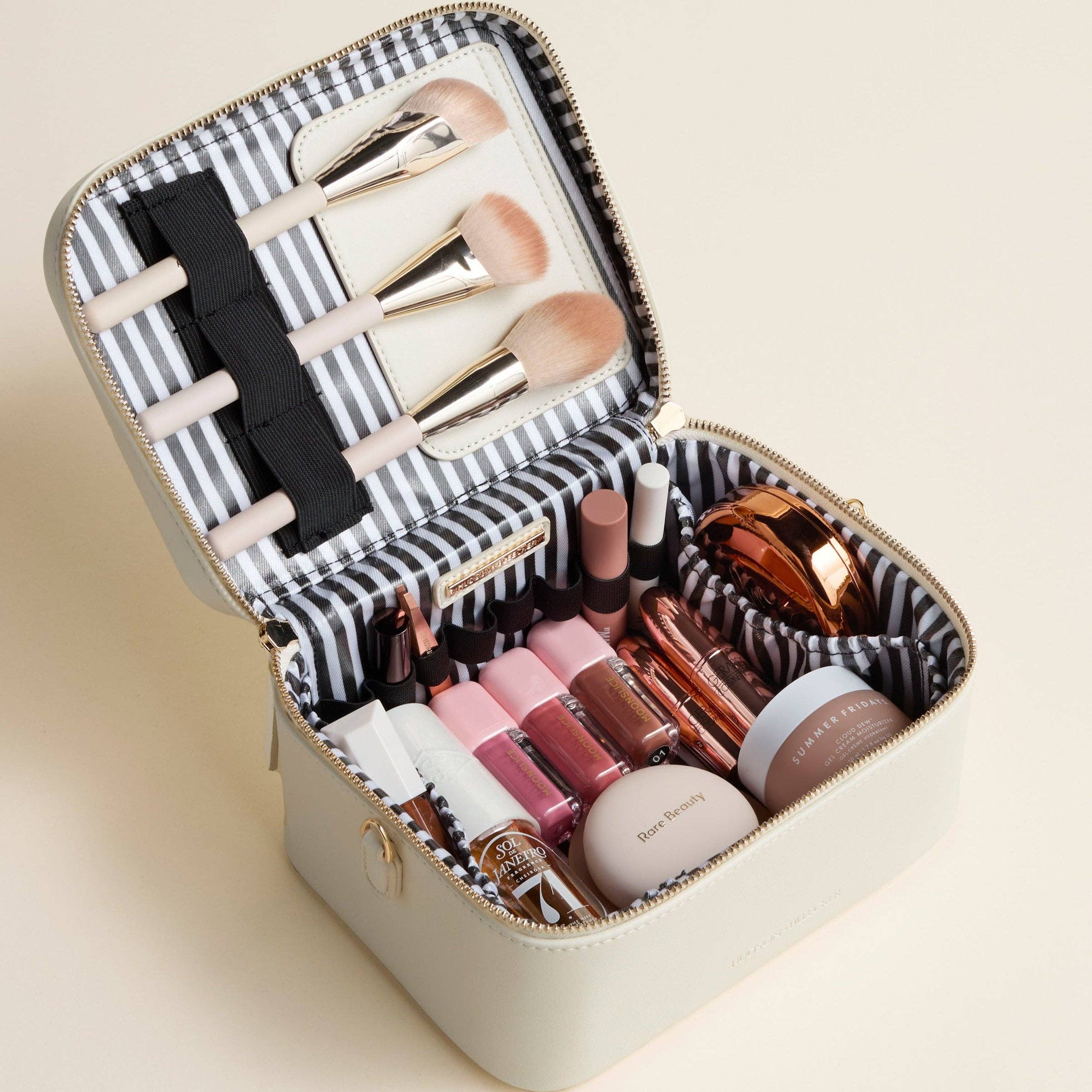 Hudson + Bleecker – wholesale Make-up/cosmetic bag – Jetsetter Train Case - Black4