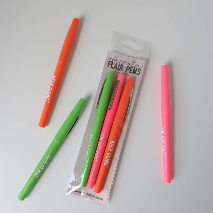 Created By Christine - Wholesale Pen - Affirmation Flair Pen Set