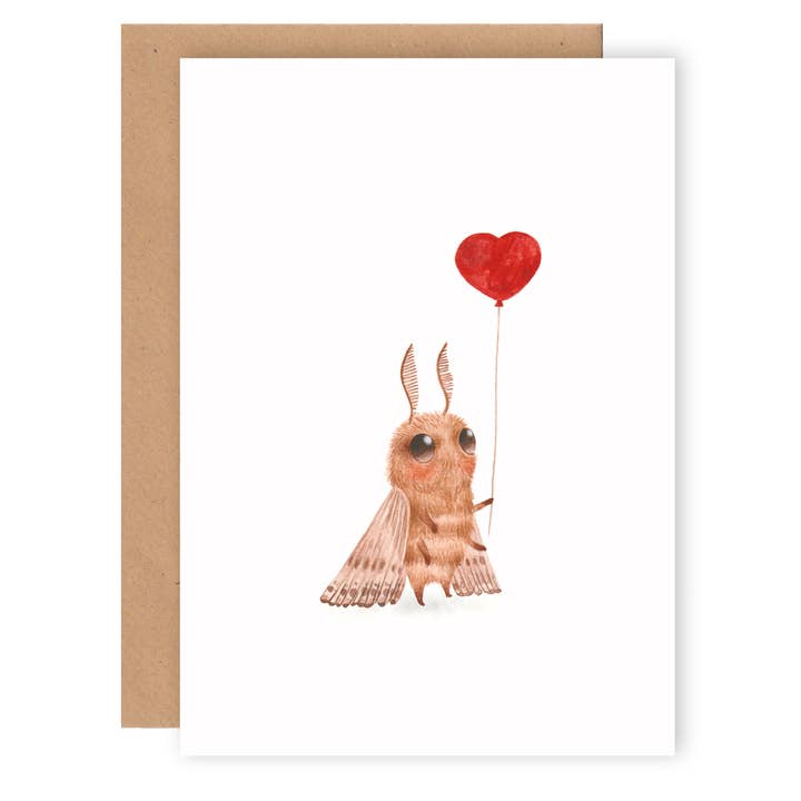 Carte A6 Petite mite pour la vente par Cécile Berrubé