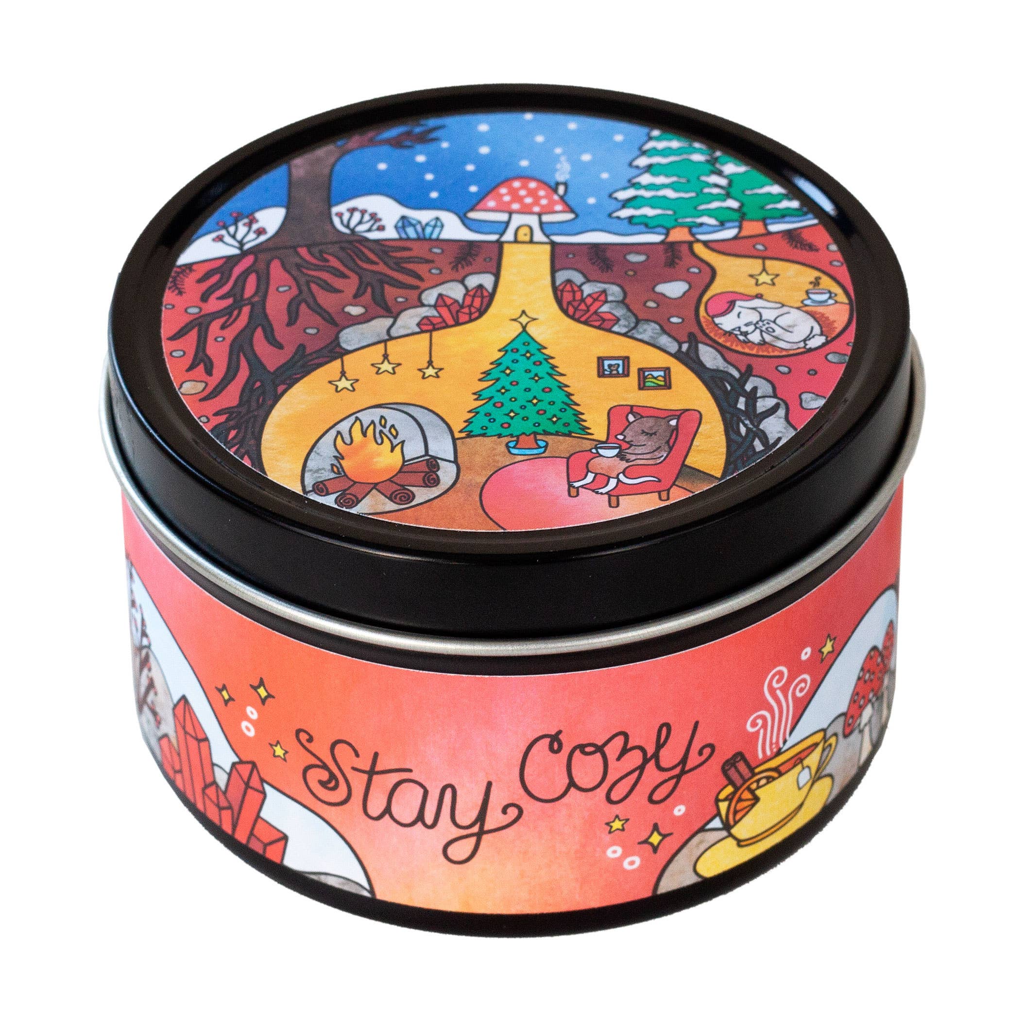 Rachel Beyer - Wholesale Travel Candles - Stay Cozy - Winter Holiday Christmas Candle - Orange Spice1