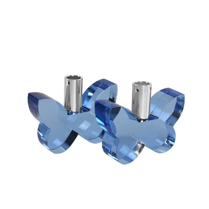 Lainy Home – wholesale Candle holder – Pair of 3” Butterfly Candleholders7