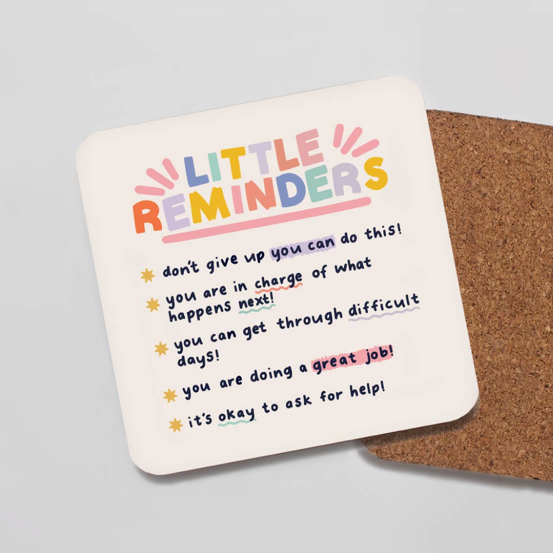 Shake The Label - Wholesale Coasters - Little Reminders Coaster