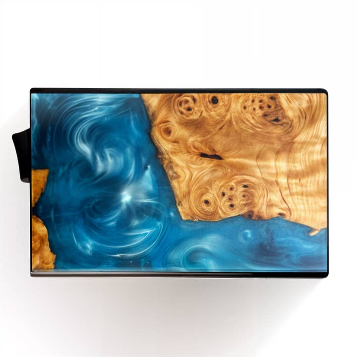 Wooden Element - Wholesale Wallet - Unisex - Wood/Resin Smart Pop-up Wallets (Assorted pack of 11)32