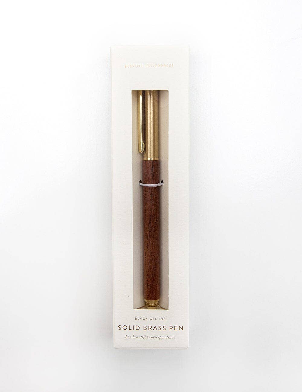 Bespoke Letterpress - Wholesale Pen - Wood Brass Pen (Boxed)2