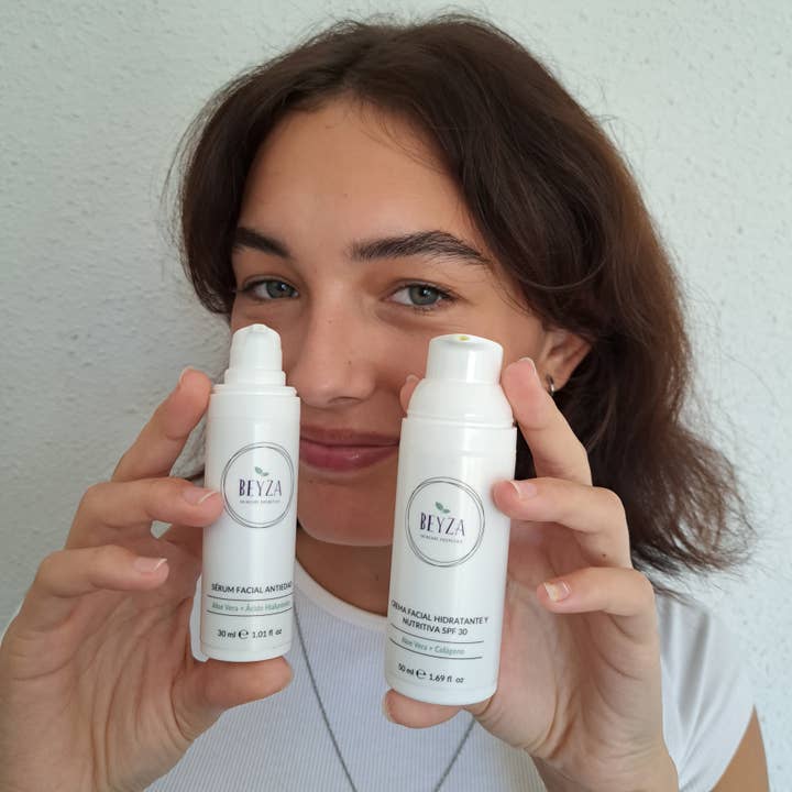 Beyza - Wholesale Facial Care Set/Kit - Anti-Aging Serum Pack 30 ml + Face Cream SPF 30 - 50 ml7