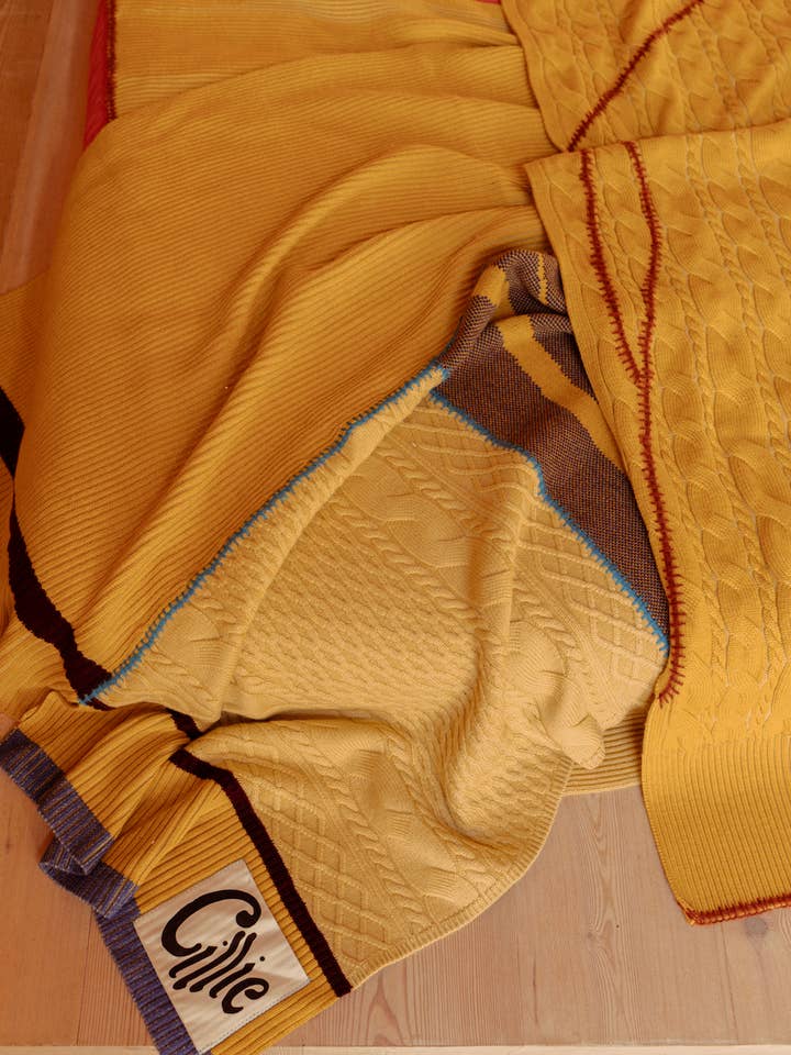 T_002 | Manta de Retazos Tejida | Cedrat para venta al por mayor de Cillie