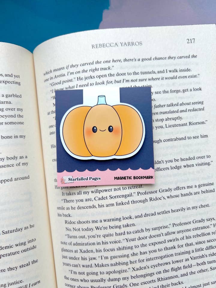 Kawaii Pumpkin - Magnetische boekenlegger voor wholesale door Starfalled Pages