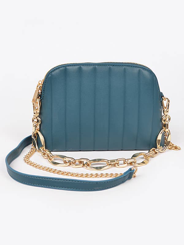 Faux Leather Link Chain Clutch for wholesale by Shop Neighbors