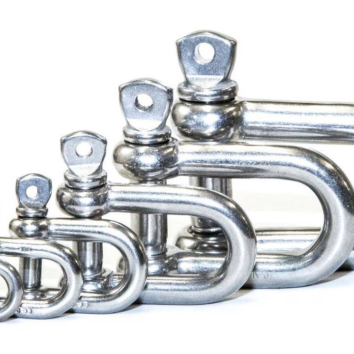 Quincaillerie - Manille D 4mm 367kg/810lbs pour la vente par Maverick America