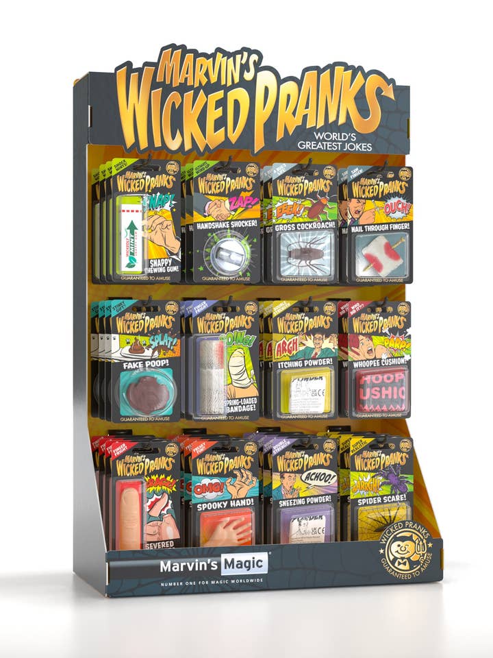 Mini Wicked Pranks Assortment and other Purchase Wholesale two left feet. Free Returns & Net 60 Terms on Faire trending on Faire.