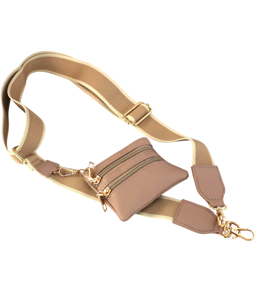 AR New York - Wholesale Crossbody Bag - Women's - C001 - Stripe Clip & Go Crossbody Strap with Pouch4