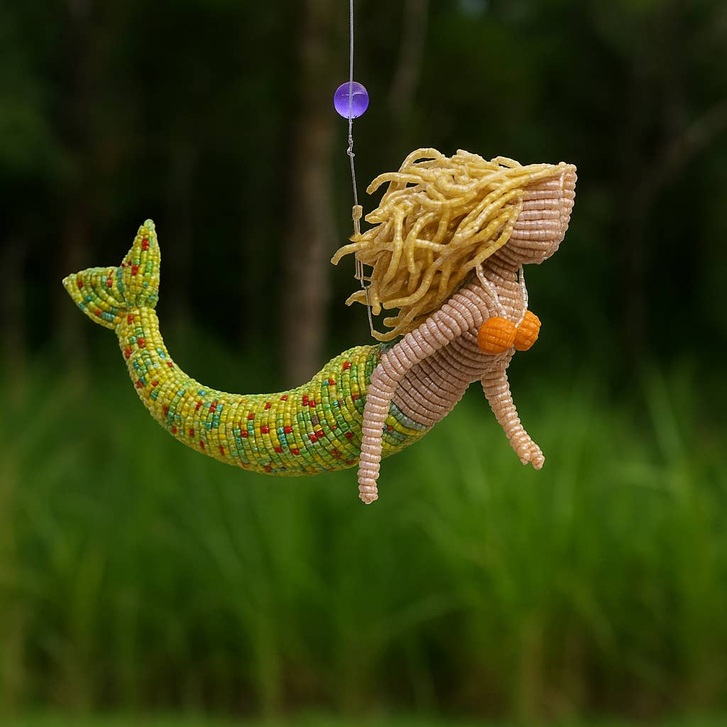 Beadworx By Extol Accessories Ltd. - Wholesale Sculpture - Mermaid, Blonde  Set of 21