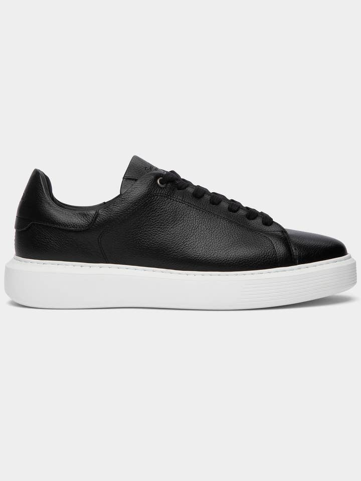 Black Legend London Sneaker | Responsible Pebbled Leather for wholesale on Faire4