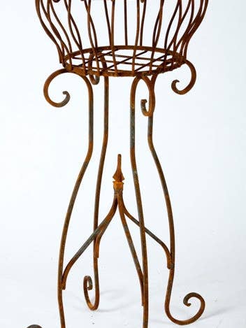 Large Parisian Flower Planter Plant Stand for wholesale by Garden Iron And More