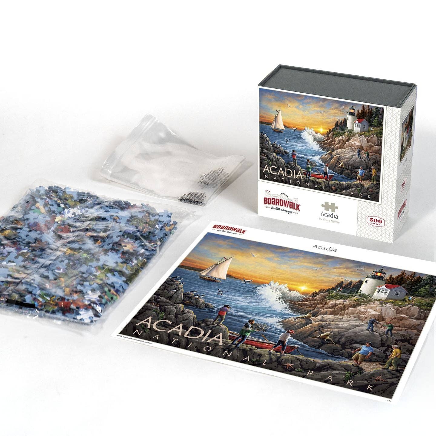 Boardwalk Puzzle Company - Wholesale Puzzle - Adult - Acadia National Park - 500 Piece2