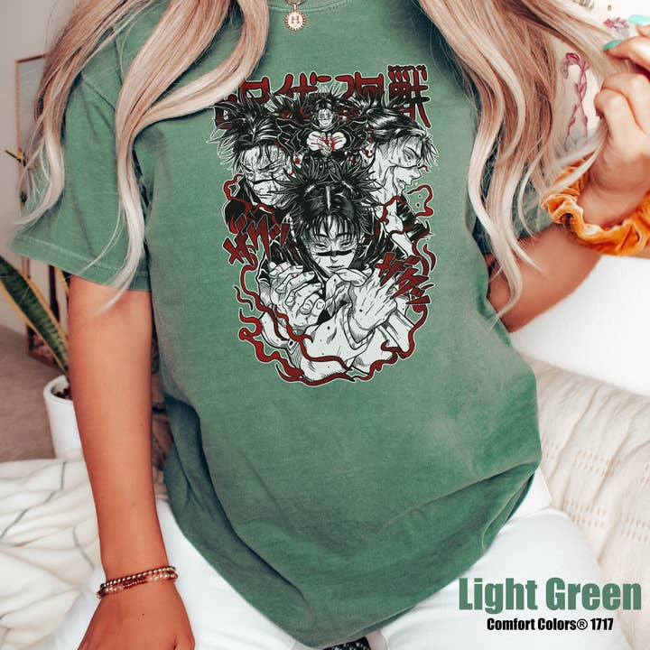 Glaime - Wholesale T-Shirt (Graphic) - Women's - Comfort Colors Jujutsu Kaisen Shirt, Itadori Yuji Shirt1