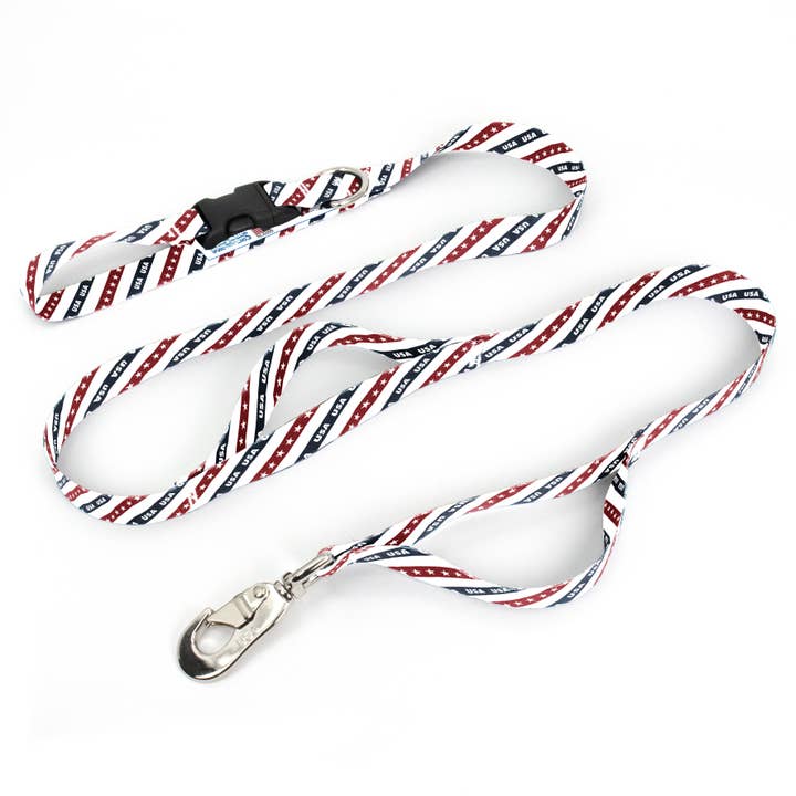 Flags Team USA Fab Grab Leash - Fabriqué aux États-Unis - Trois poignées pour la vente par Buttonsmith