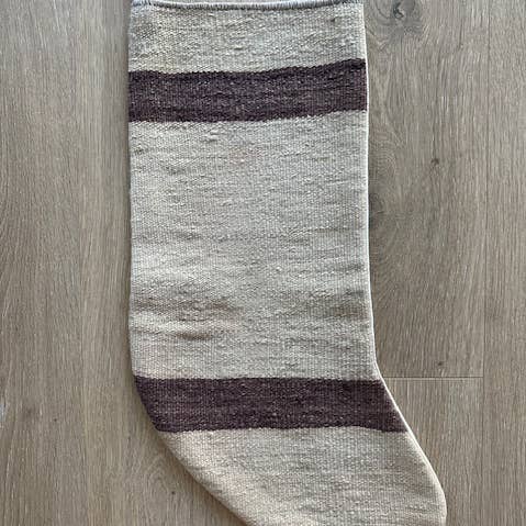 Chaussette de Noël en tapis vintage turc (38) pour la vente par Eclectic Collective