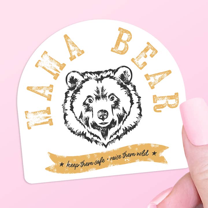 Mama Bear Sticker for wholesale by designtwentyfive