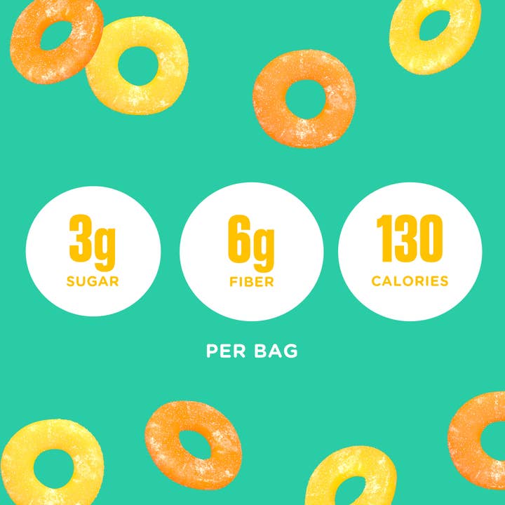 SmartSweets - Wholesale Gummy - Peach Rings Candy (12 pack)2