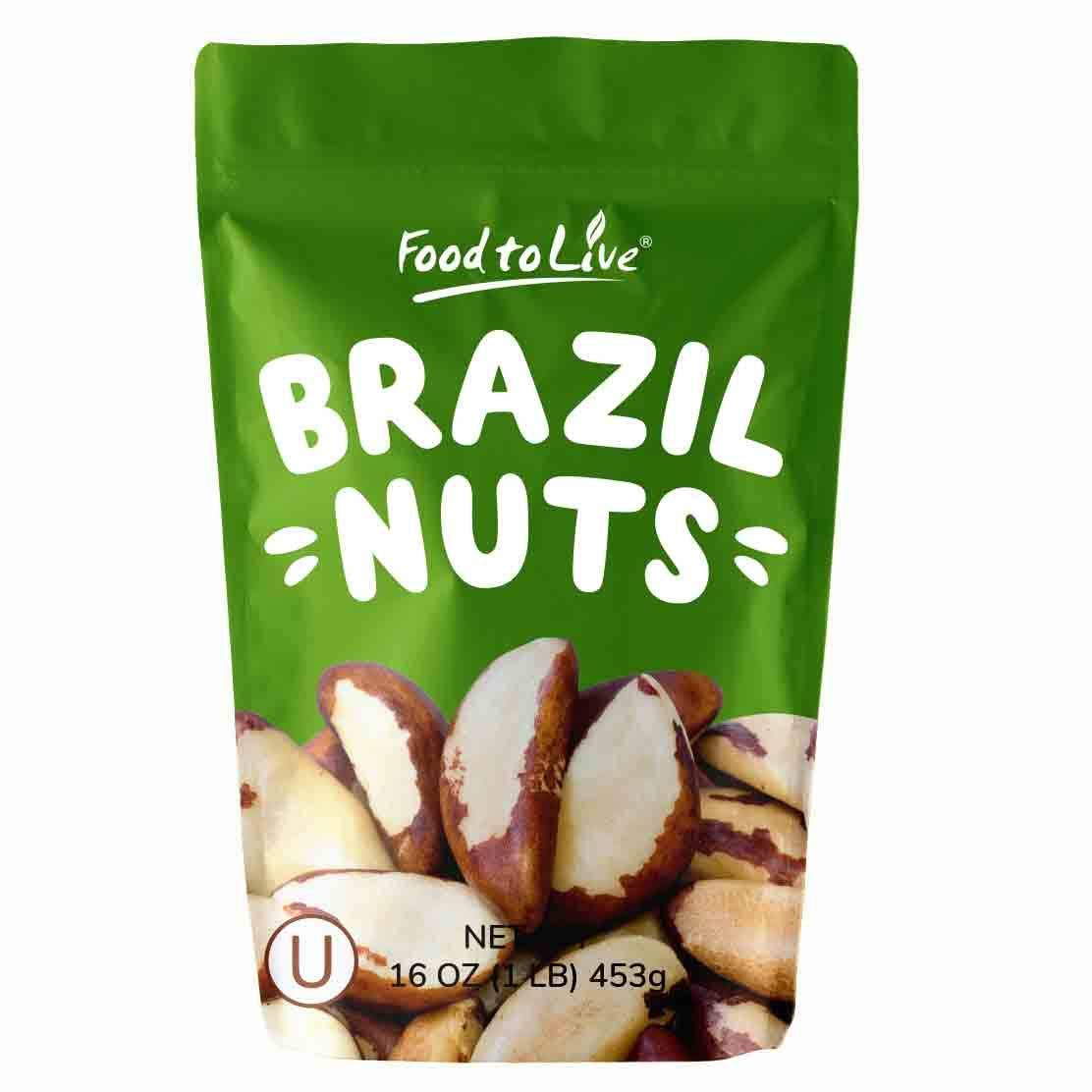 Food To Live - Venta al por mayor Frutos secos - Nueces crudas de Brasil: verificadas sin transgénicos, enteras, sin sal, kosher8