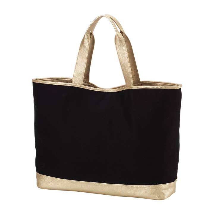 Black Cabana Tote for wholesale on Faire