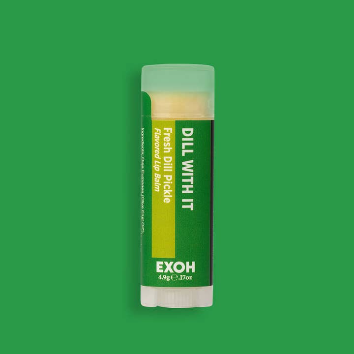 EXOH - Wholesale Lip Balm - Fresh Dill Pickle Lip Balm | Scented, Flavored Lip Balm