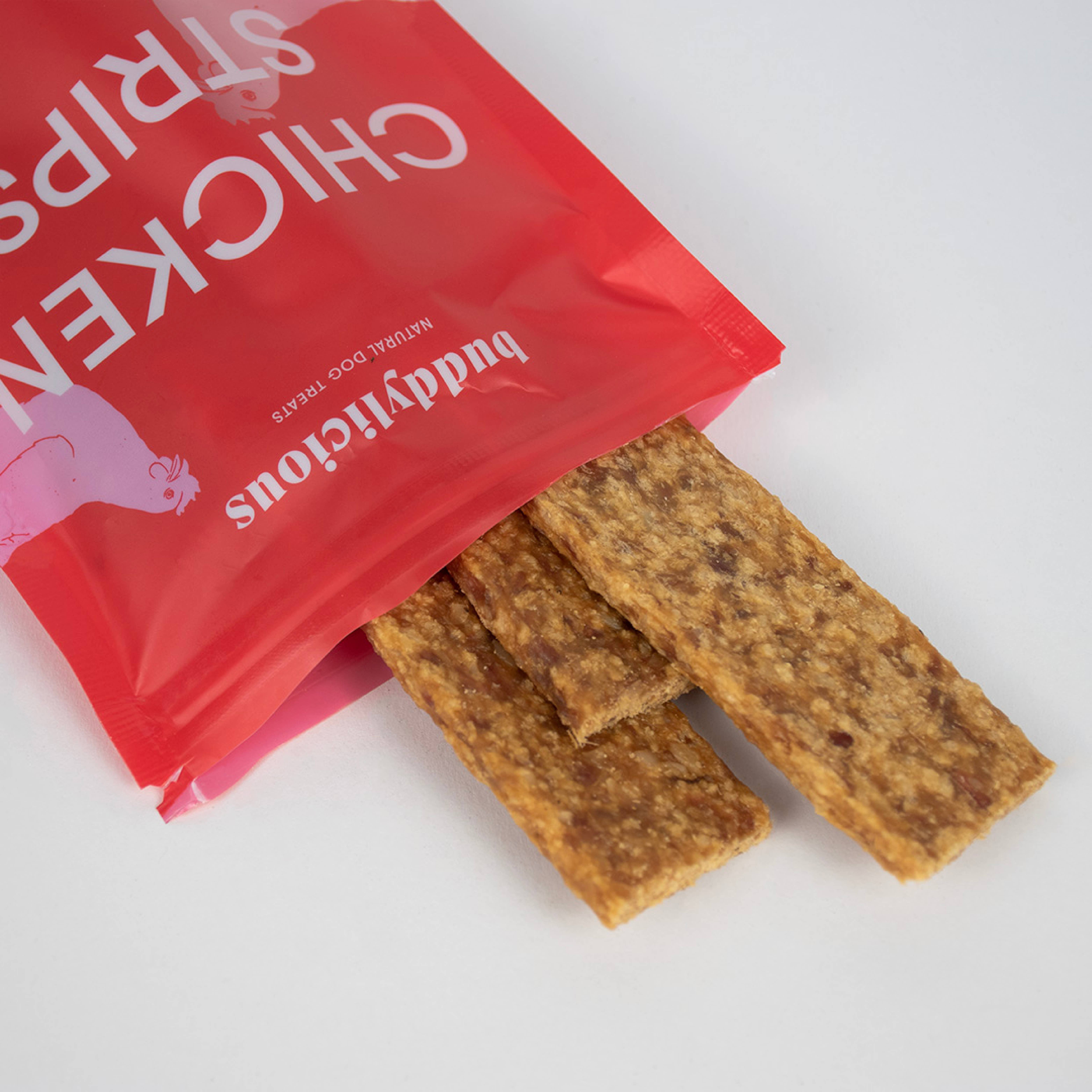 Rosa Confezione regalo Buddylicious Pink Farmyard - Snack naturali proteici per cani in vendita all'ingrosso su Faire3