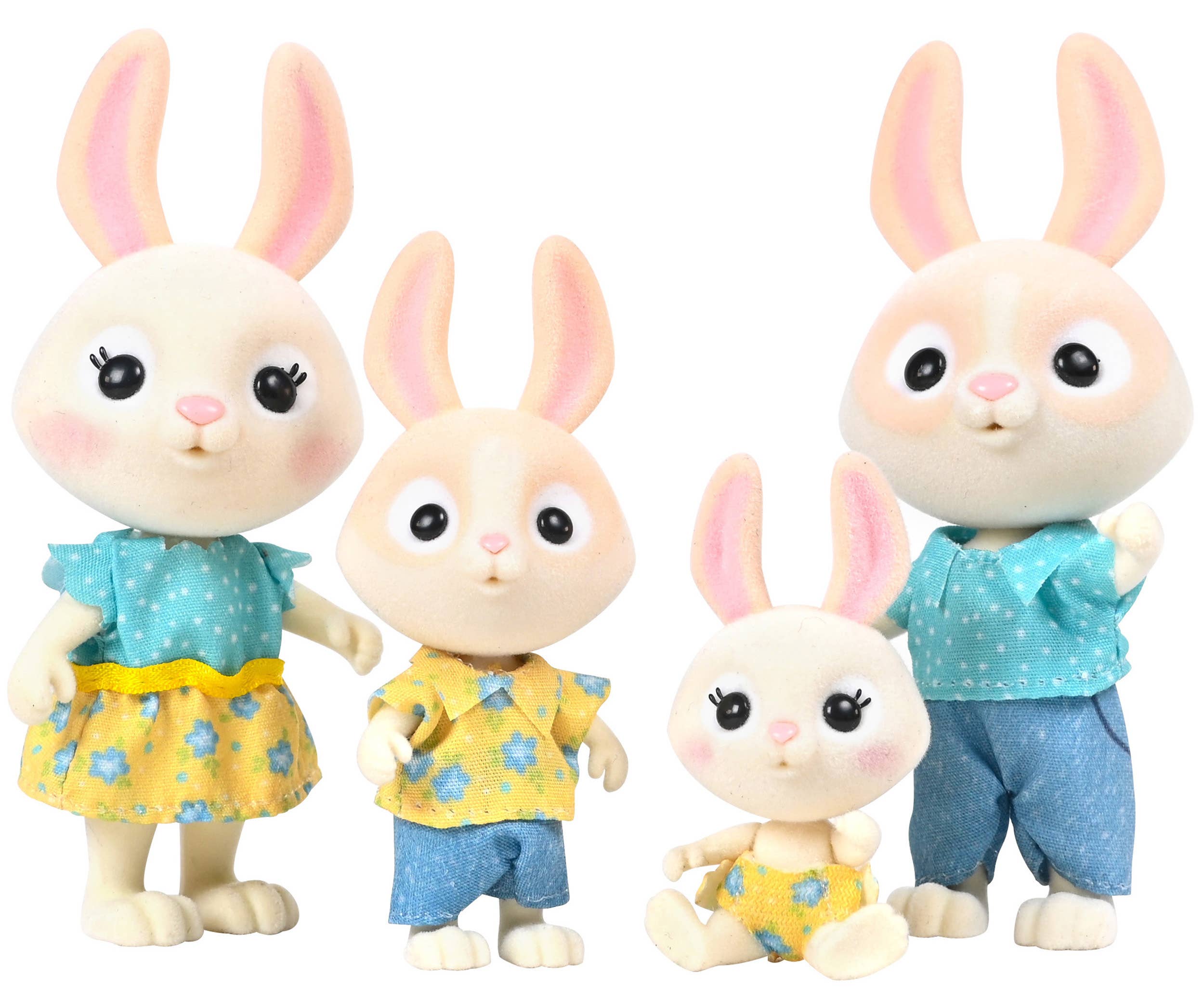 Variety Distributors - Wholesale Toy Set - Kids - Honey Bee Acres The McScampers Bunny Family Set1