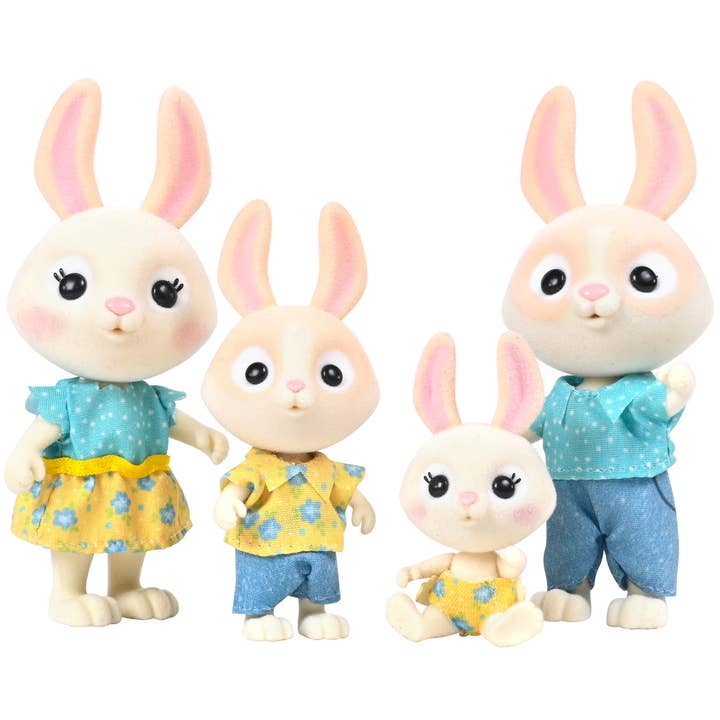 Variety Distributors - Wholesale Toy Set - Kids - Honey Bee Acres The McScampers Bunny Family Set1