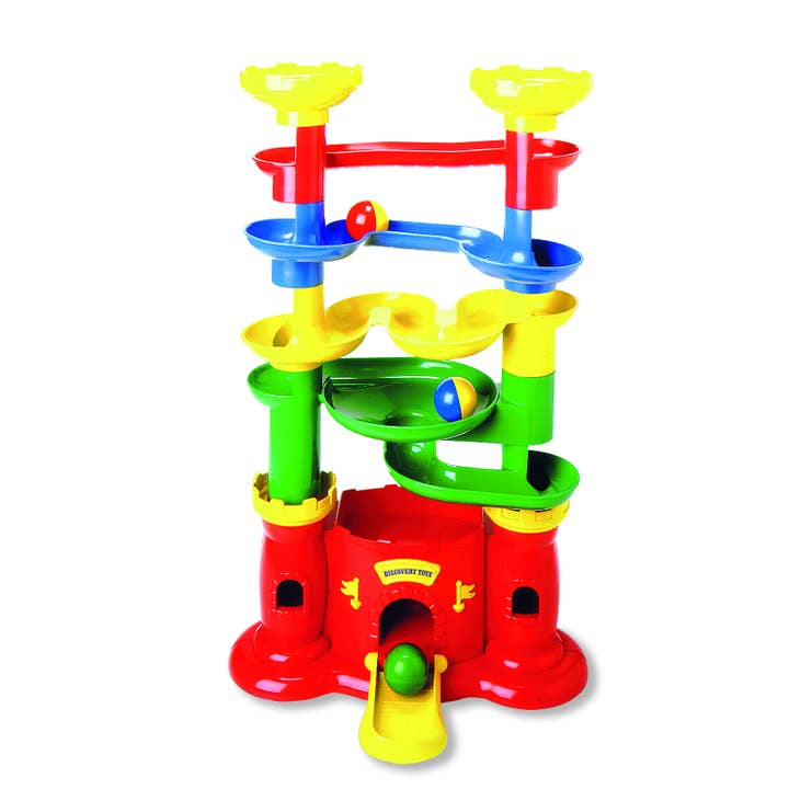 Discovery Toys - Wholesale Toy Set - Kids - CASTLE MARBLEWORKS® Chime Ball Drop Tower Toy