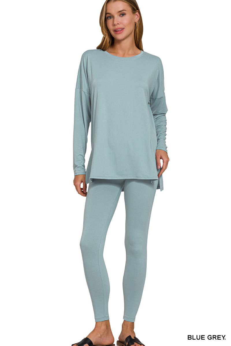 Vanilla Monkey - Wholesale Lounge Set - Women's - Brushed Dty Microfiber Loungewear Set1