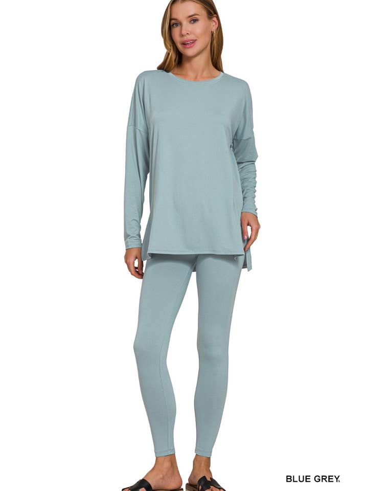 Vanilla Monkey - Wholesale Lounge Set - Women's - Brushed Dty Microfiber Loungewear Set1