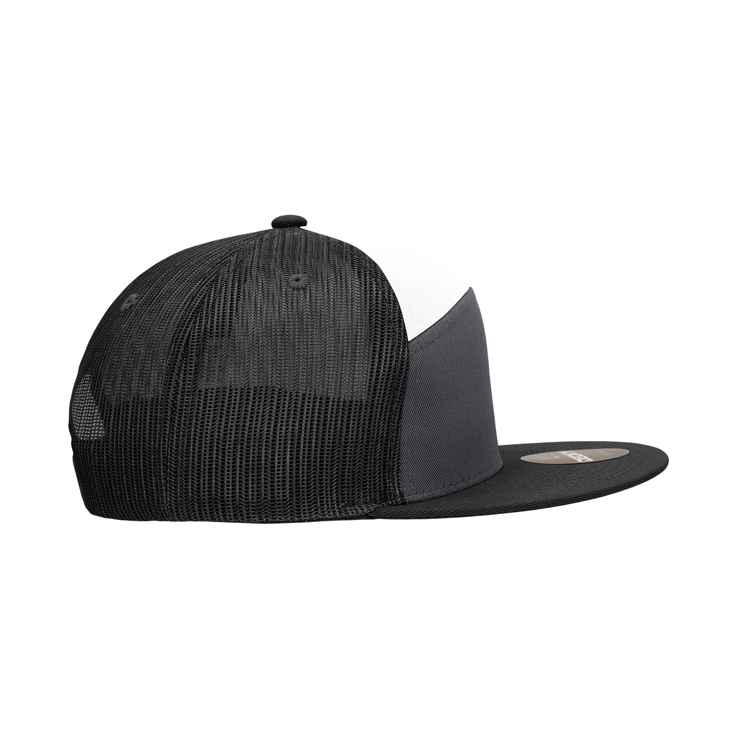 The Park Wholesale - Wholesale Trucker Hat - Unisex - Decky 1133 Blank 7 Panel Trucker Flat Bill Snapback Hat16