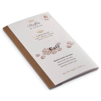 Dolfin – wholesale Chokladkaka – 70g Tablett - Mjölk Kaffe