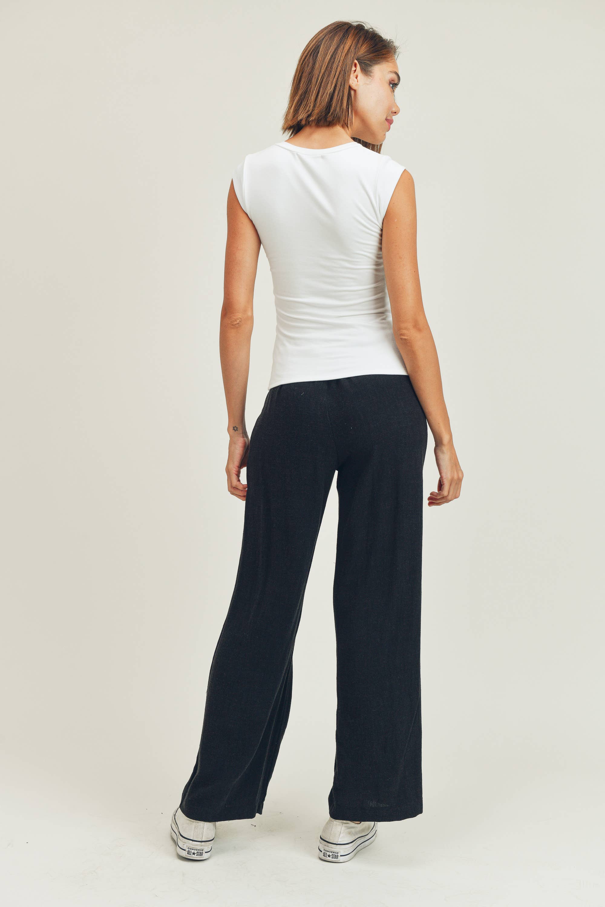 Wasabi + Mint - Wholesale Knit Top - Women's - CAP SLEEVE TOP FWMT23555