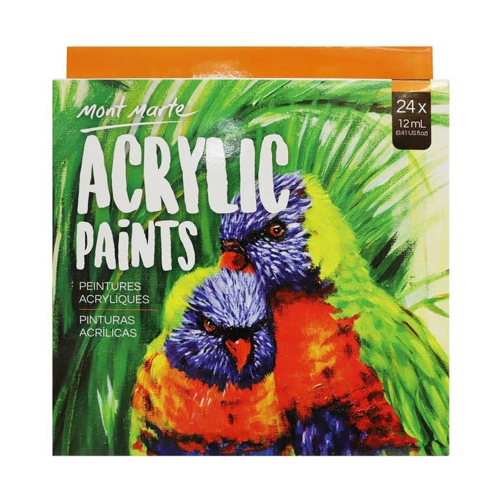 Acrylic Paints Set Signature 24pc x 12ml (0.4oz) for wholesale by Mont Marte Usa, Inc.
