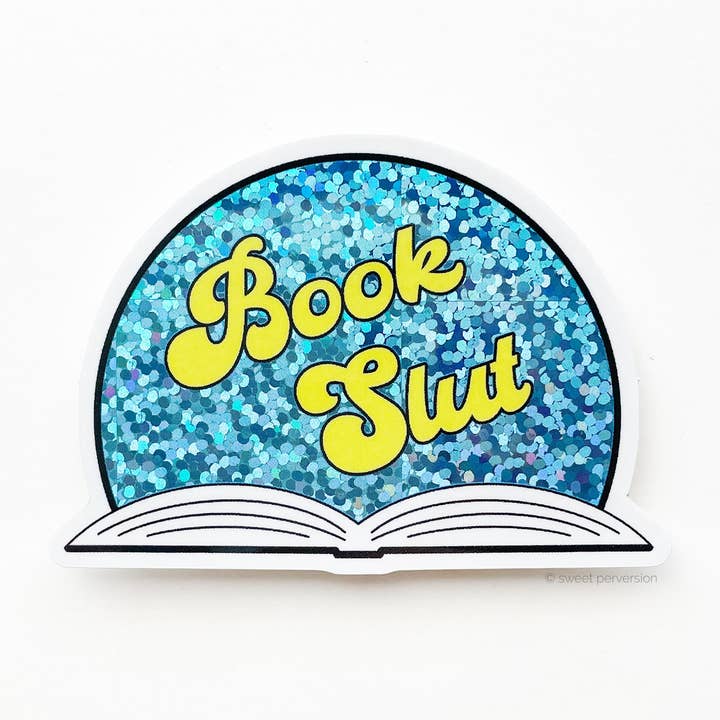 Sweet Perversion - Wholesale Sticker - Book Slut Glitter Sticker0