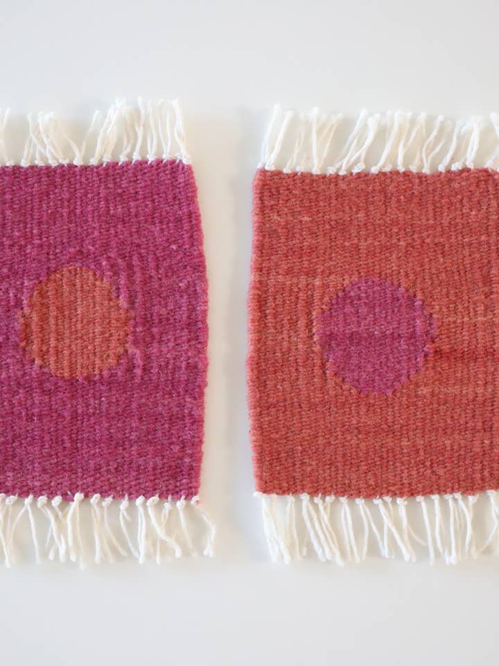 Set onderzetters van wol | FEMME mini voor wholesale door Tierra y Mano