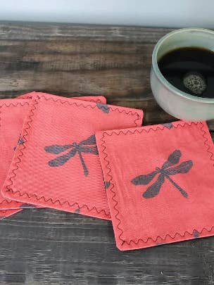 Dragonfly cocktailservetset voor wholesale door Maple Moon Designs