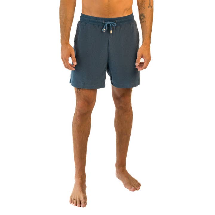 Terry Shorts / Navy for wholesale by East x East