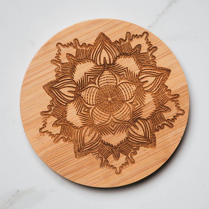 Blomster Coaster for engroshandel hos Dom Chi Designs