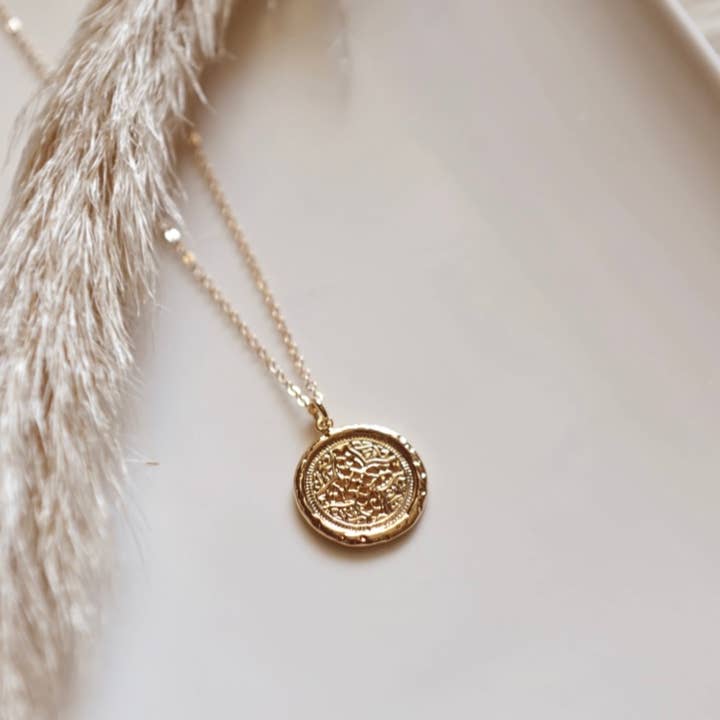 Beautiful Medallion Necklace for wholesale by Oh So Lovely