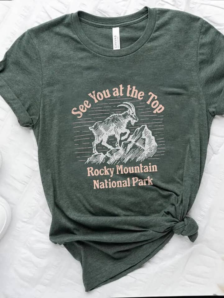Rocky Mountain National Park Hiking Crewneck for Women for wholesale by River and Sky Supply