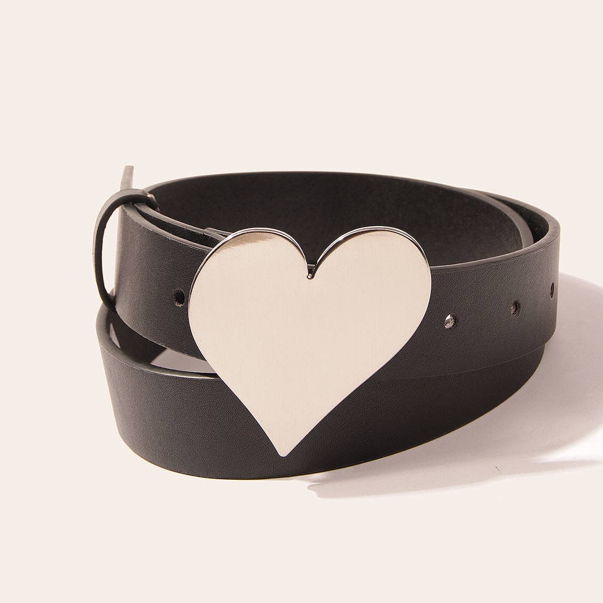 Dipped Shop - Wholesale Belt - Women's - Love Shaped Punk Street Leather Belt DPWB03020